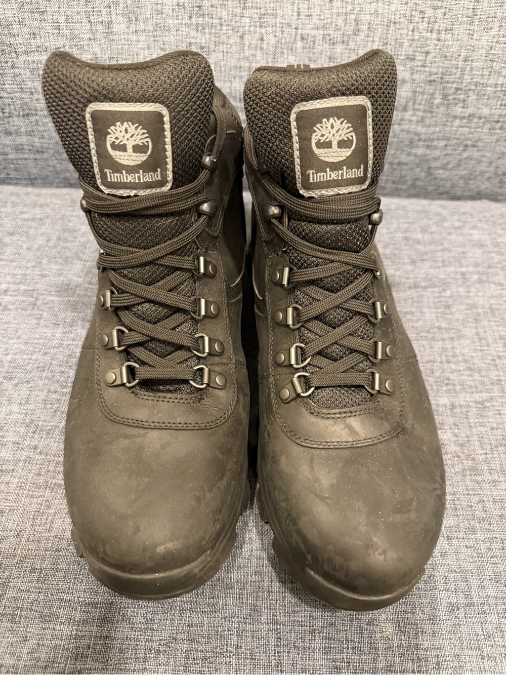 Timberland Men's Black Lace-Up Waterproof Boots